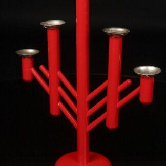 Vintage Aarikka Red Christmas Candle Holder
