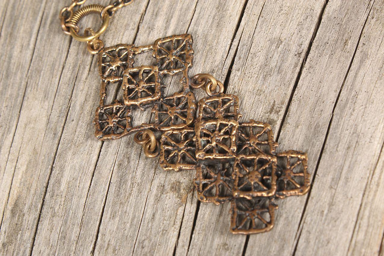 Vintage Pentti Sarpaneva pronssi Pitsi-riipus / Bronze Pendant Revinnäinen - Image 5
