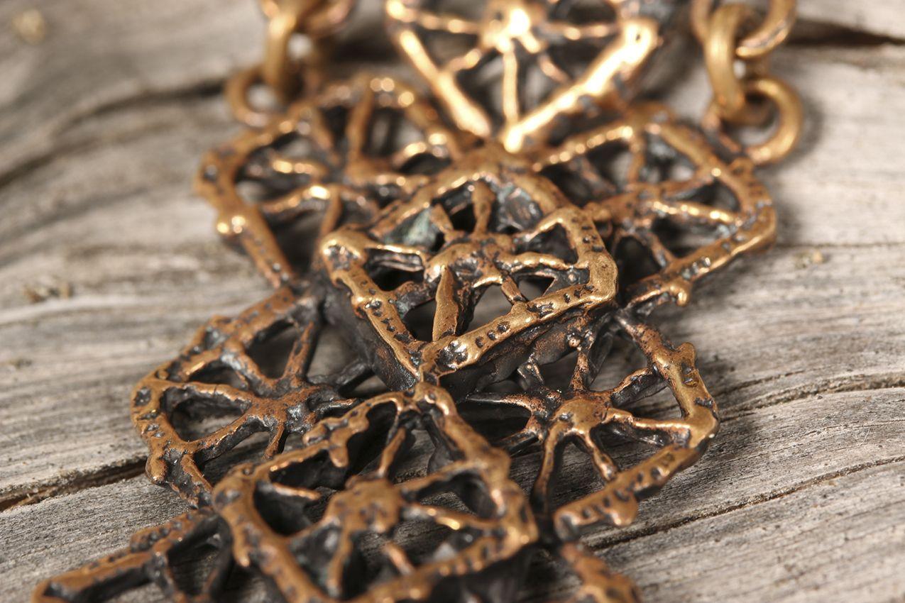 Vintage Pentti Sarpaneva pronssi Pitsi-riipus / Bronze Pendant Revinnäinen - Image 6