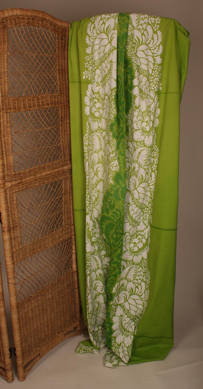Vintage Marimekko Ananas vihreä kangas / Marimekko Ananas Green Fabric - Image 3