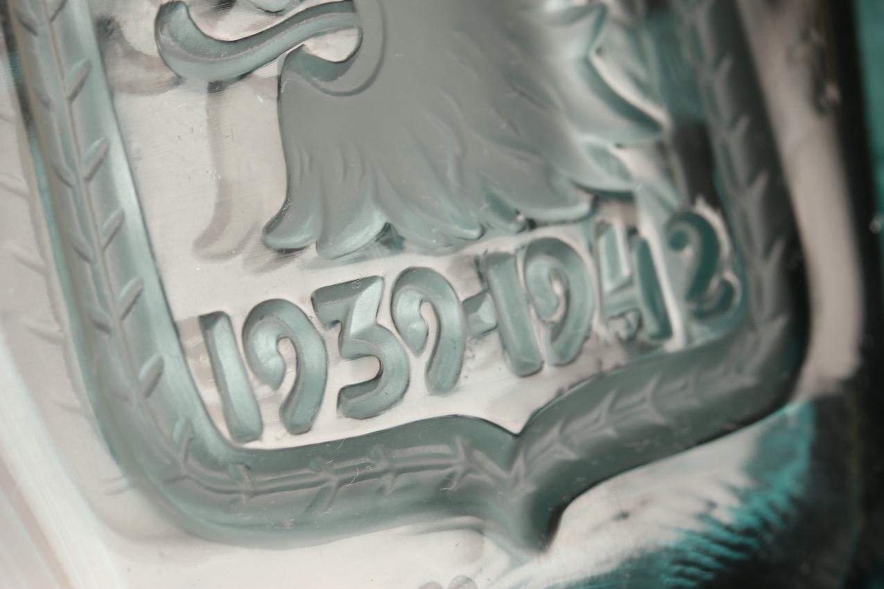 Riihimäen lasi Turkoosi Mottimalja 1939-1942 / Turquoise Mottimalja - Image 10