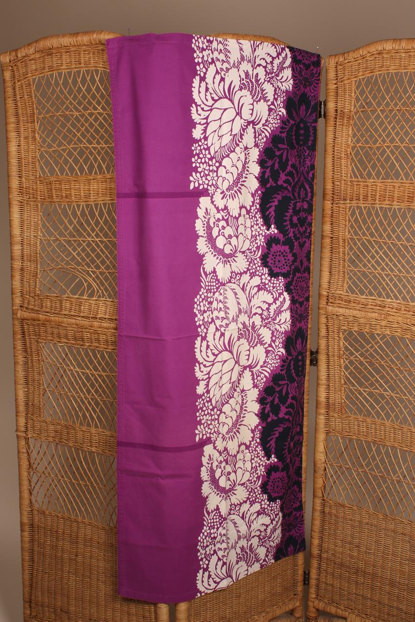Vintage Marimekko Ananas lila kangas / Marimekko Ananas lilac Fabric