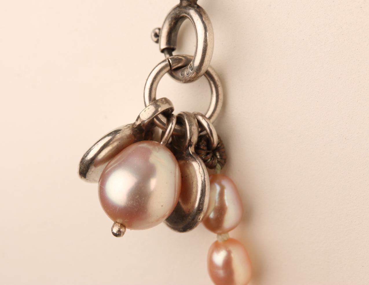 Kalevala Koru Vanamo helmikaulakoru / Rose Pearl necklace Twinflower - Image 7