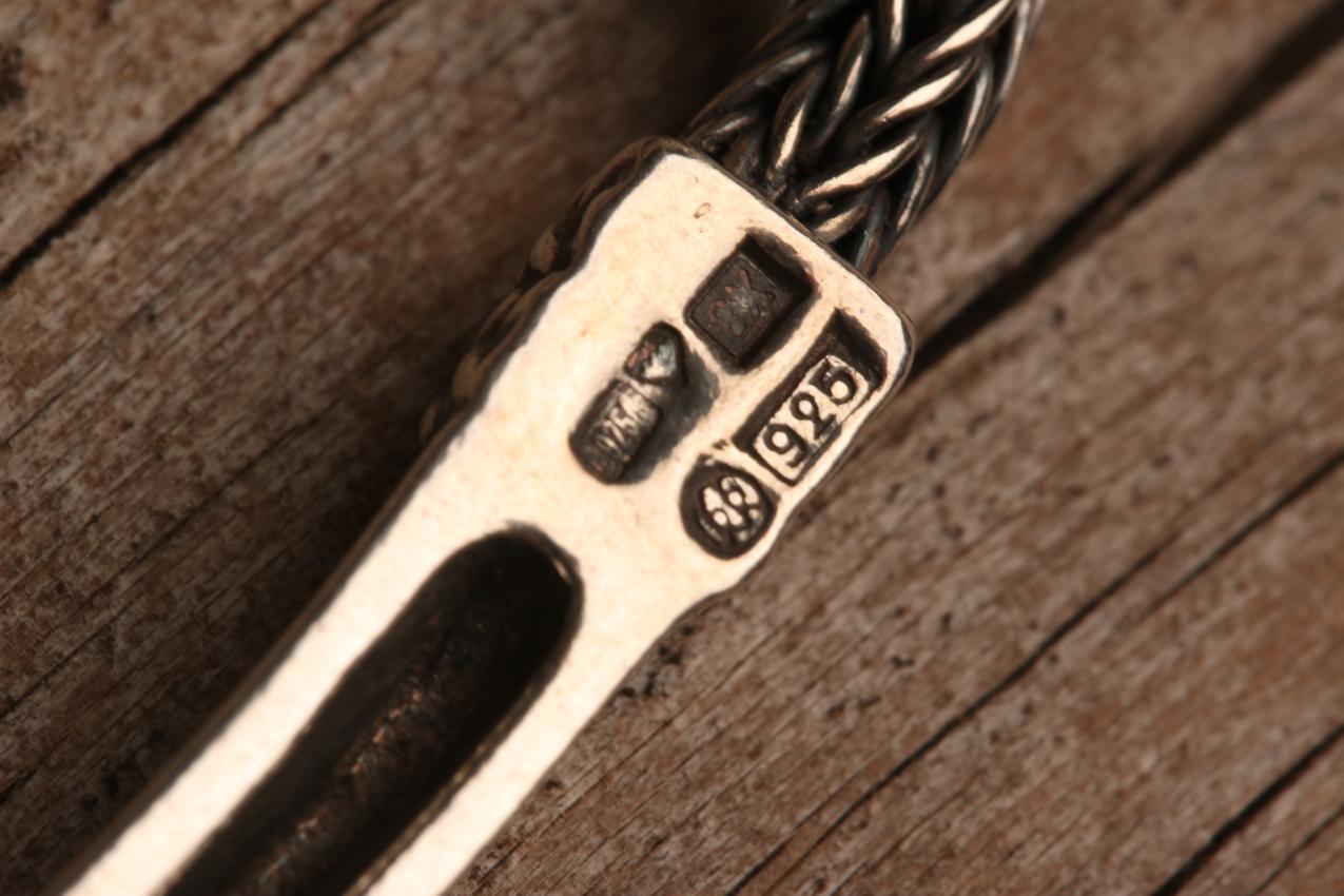 Kalevala Koru hopeinen Hirvenpää kääty / Silver Hirvenpää Coil Necklace - Image 5