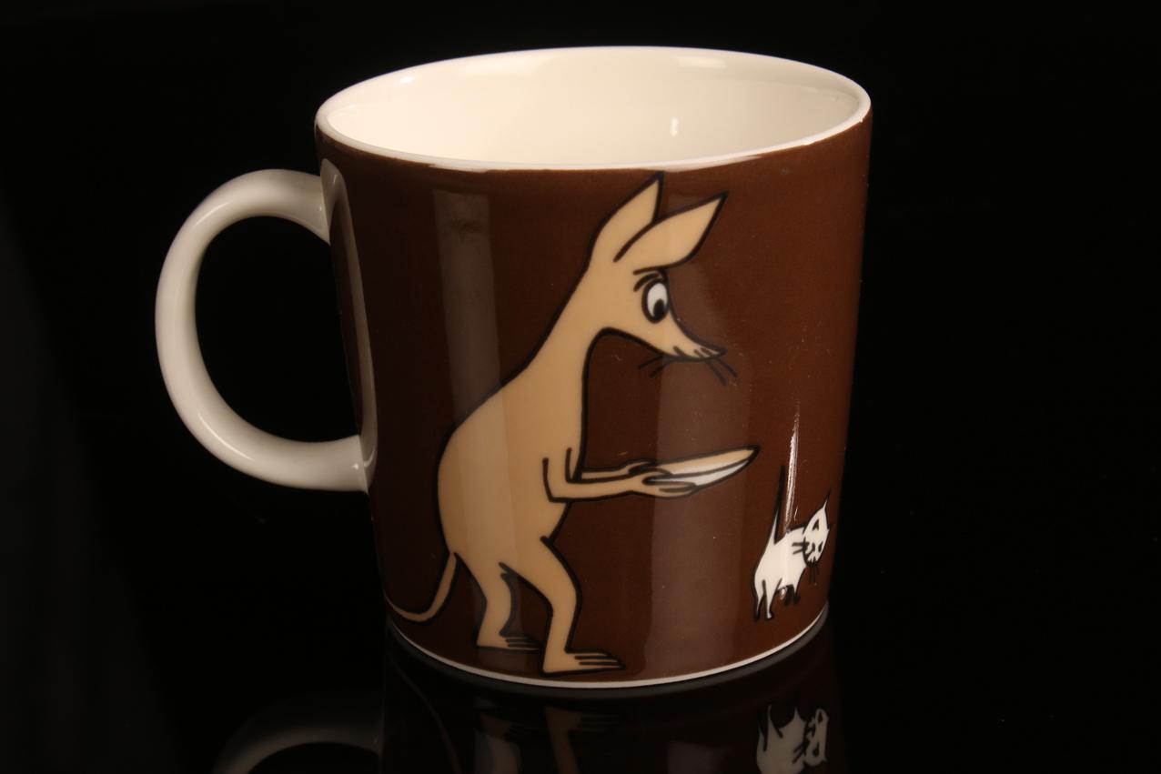 Arabia Muumimuki Ruskea Nipsu / Moomin Mug Brown Sniff - Image 3