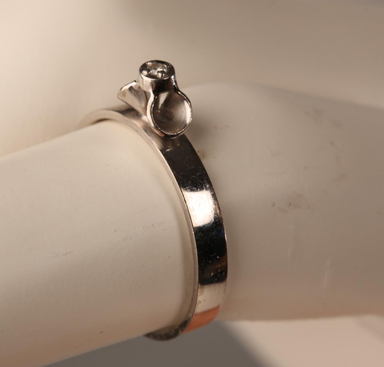 Elis Kauppi Kupittaan kulta White gold diamond ring - Image 2