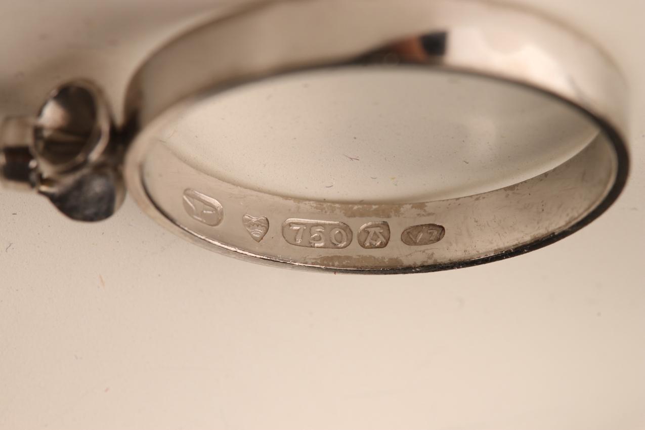 Elis Kauppi Kupittaan kulta White gold diamond ring - Image 3