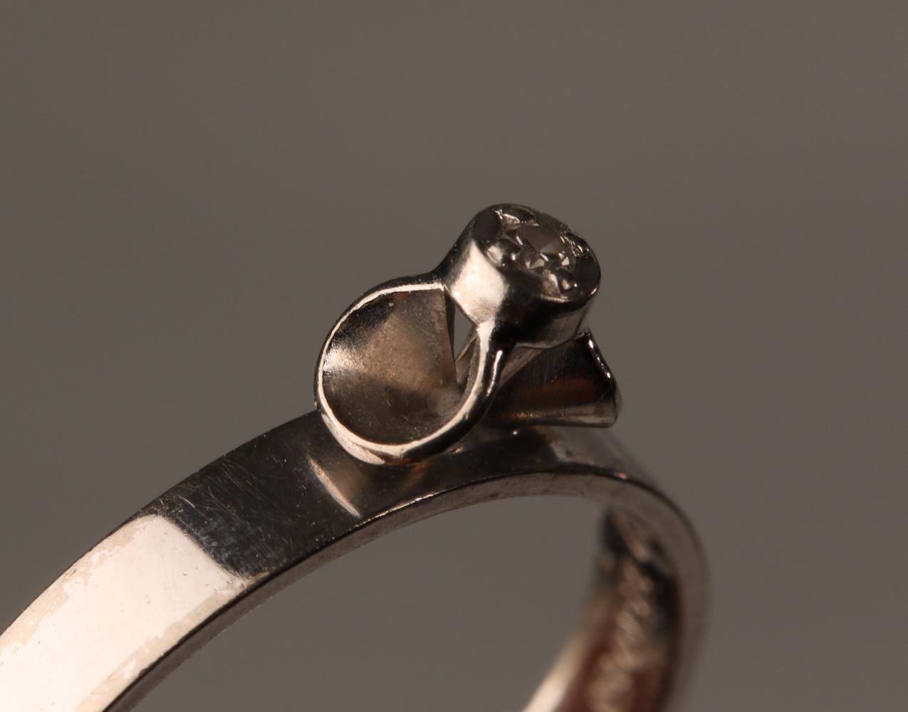Elis Kauppi Kupittaan kulta White gold diamond ring - Image 5