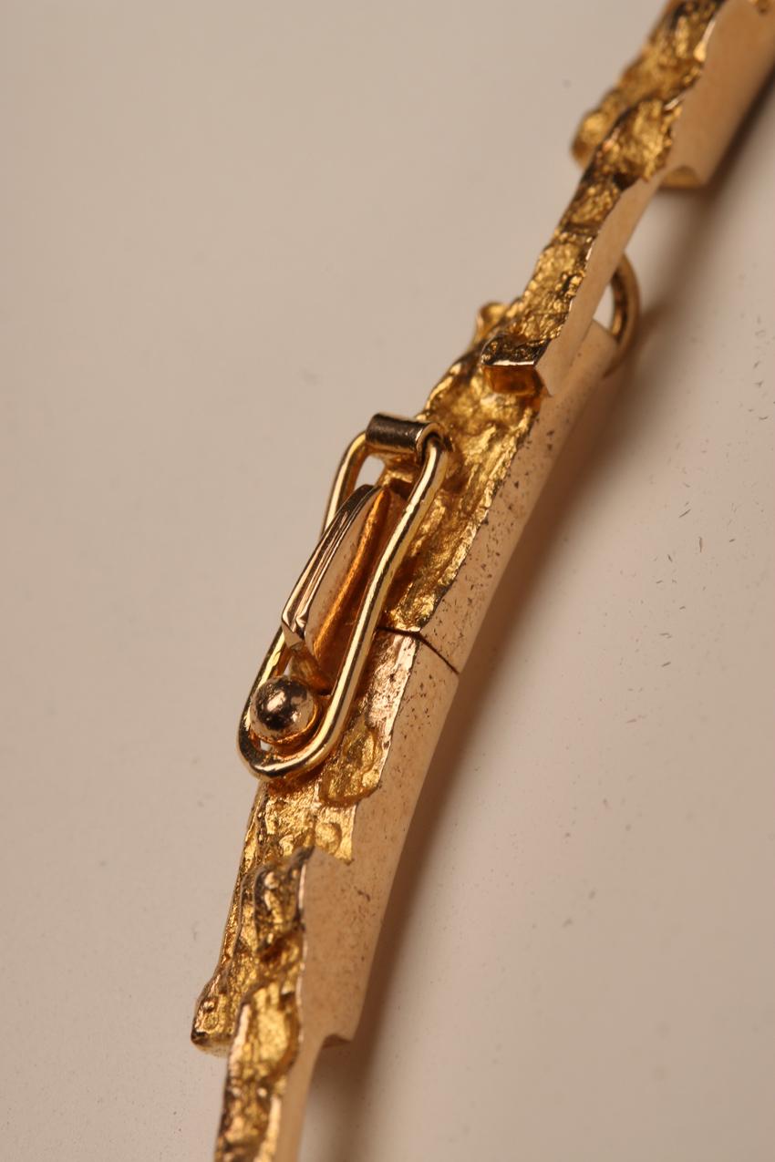 Vintage Björn Weckström Lapponia kultainen Tundra kaulakoru / Gold necklace - Image 7