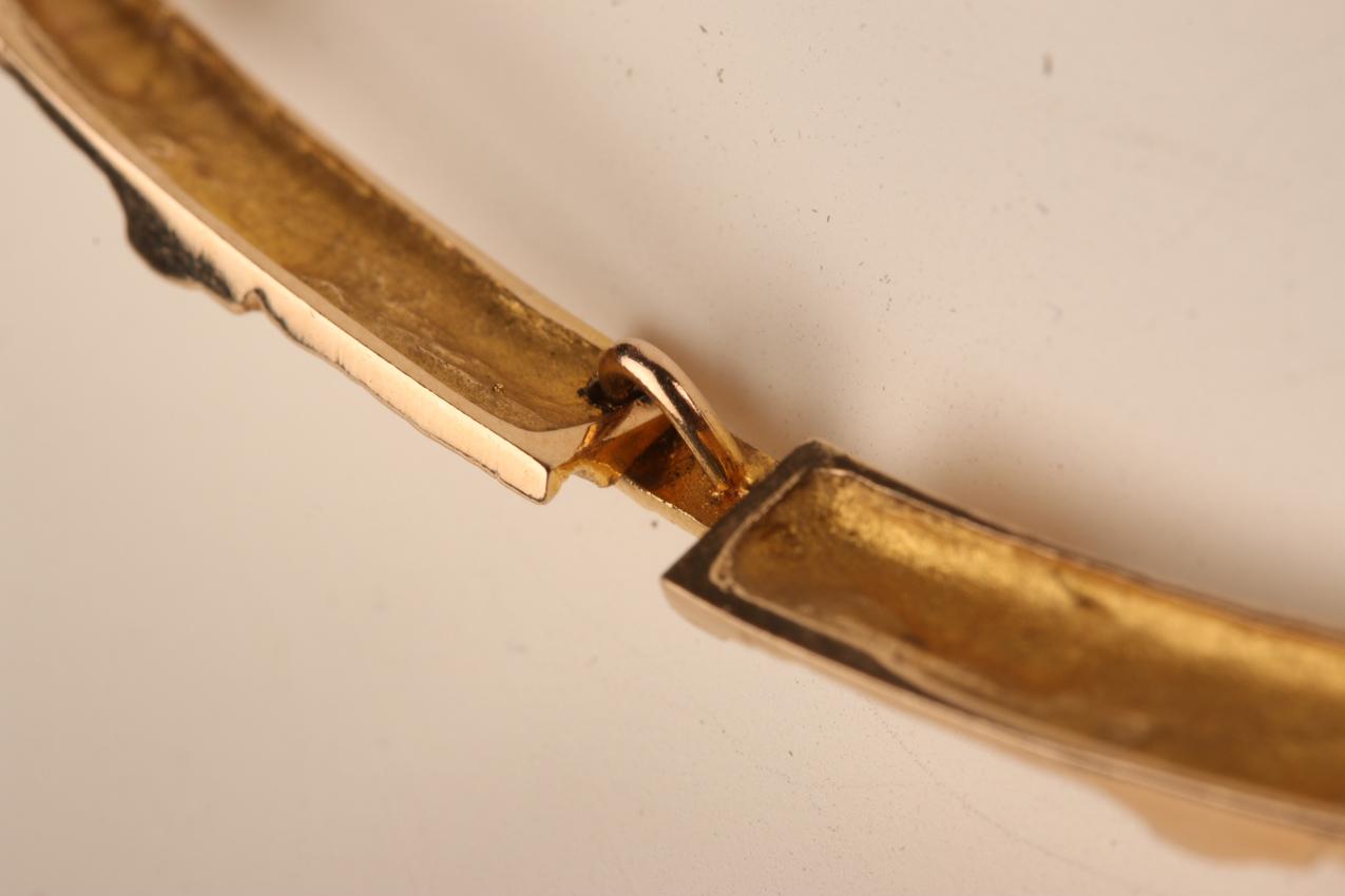 Vintage Björn Weckström Lapponia kultainen Tundra kaulakoru / Gold necklace - Image 9