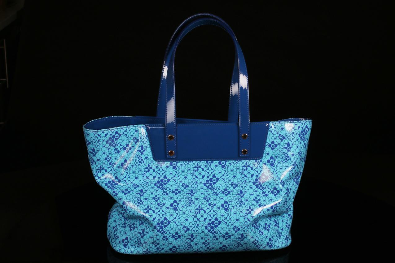 Louis Vuitton Limited Edition Takashi Murakami Cosmic Blossom Neverfull Tote - Image 3