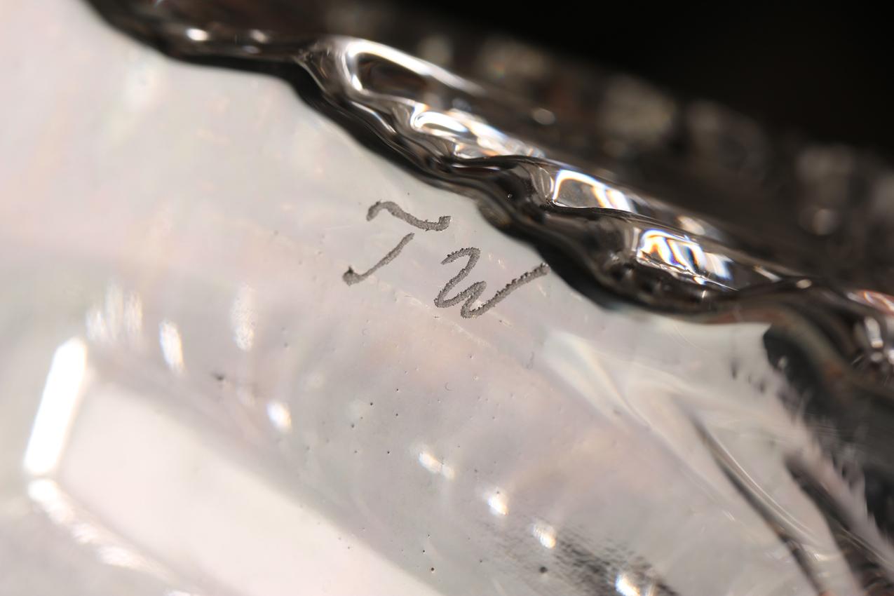 Iittala Tapio Wirkkala maljakko Sointu signeerattu / Art glass vase - Image 13