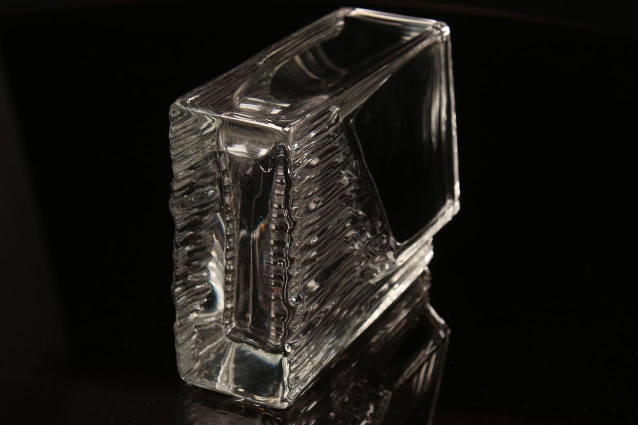 Iittala Tapio Wirkkala maljakko Sointu signeerattu / Art glass vase - Image 5