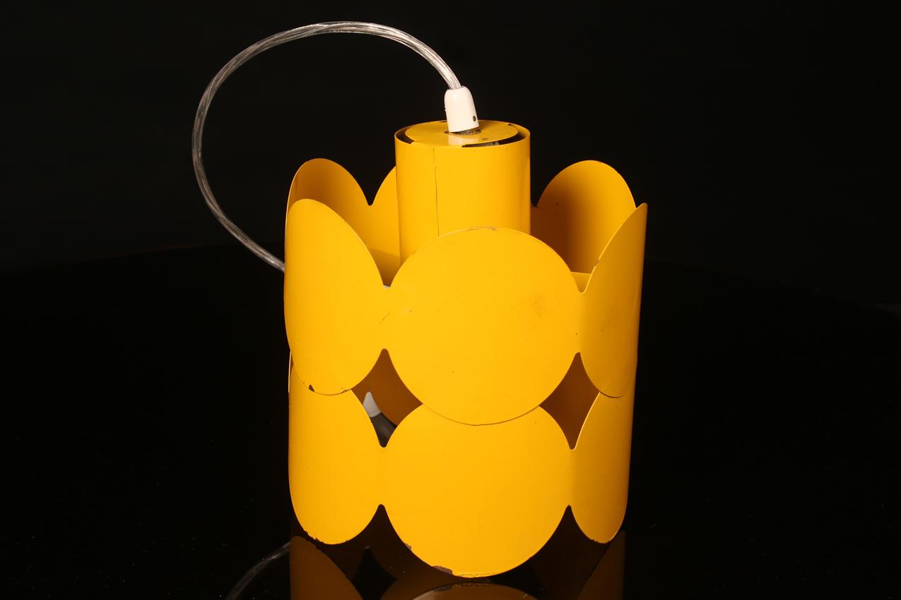 Retro Lival keltainen valaisin / Retro Lival yellow hanging lamp - Image 2