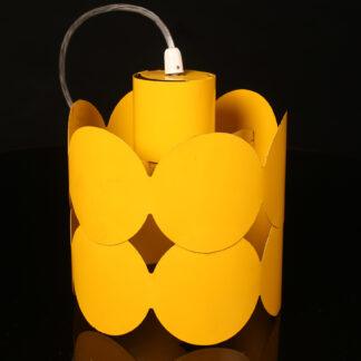 Retro Lival keltainen valaisin / Retro Lival yellow hanging lamp