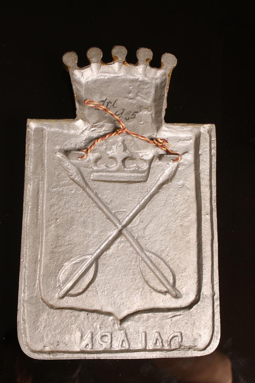 Vanha metallinen vaakuna Dalarne Ruotsi - Image 3