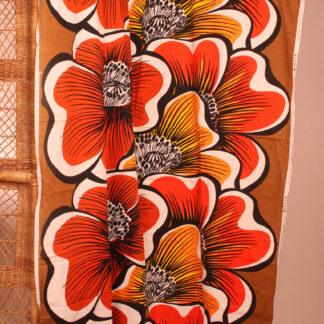 Vintage Tampella Marjatta Metsovaara “Kamelia” kangas  / “Kamelia” Fabric
