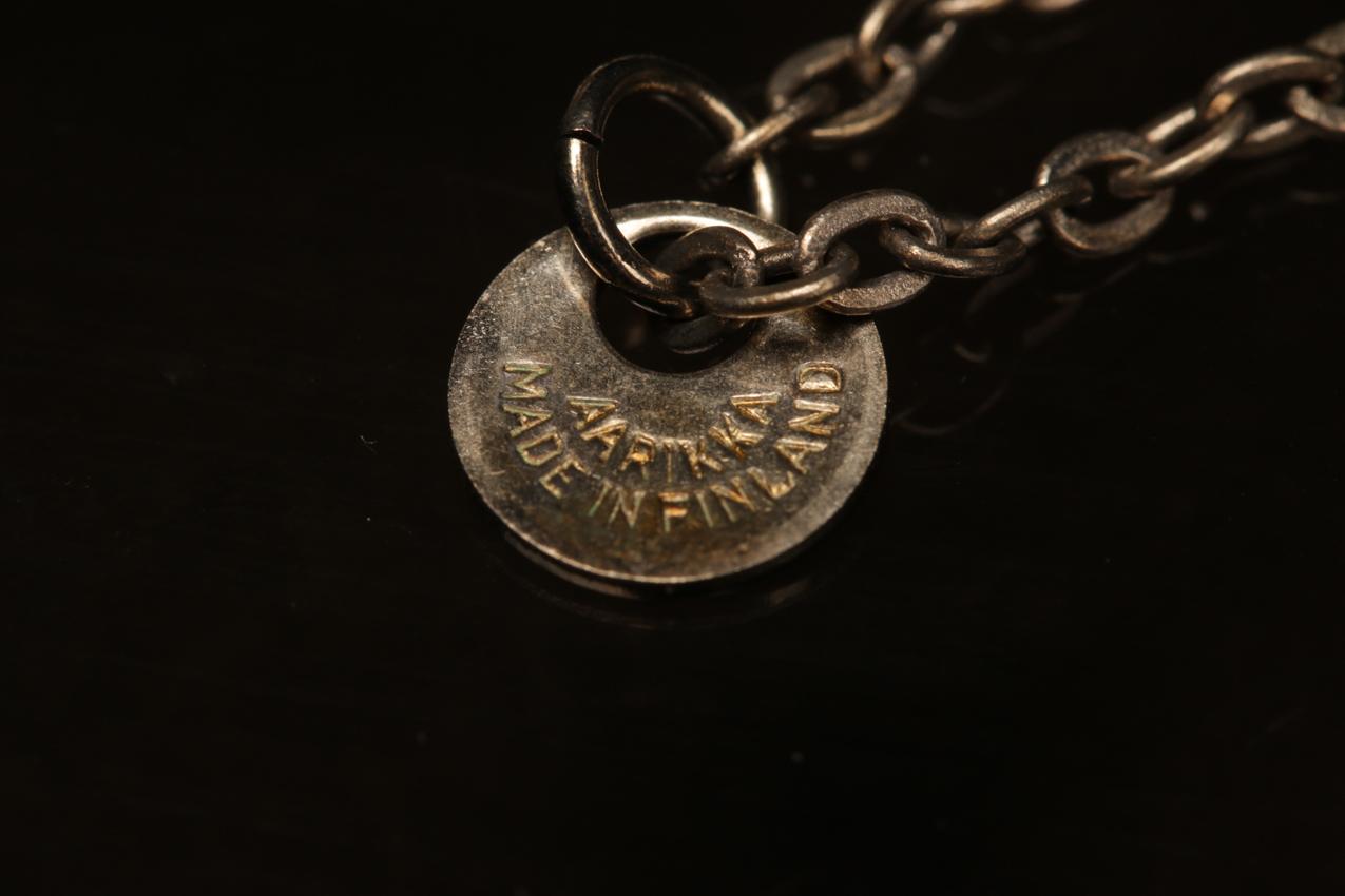 Vintage Aarikka kaulakoru Aamurusko / Vintage Aarikka necklace - Image 3