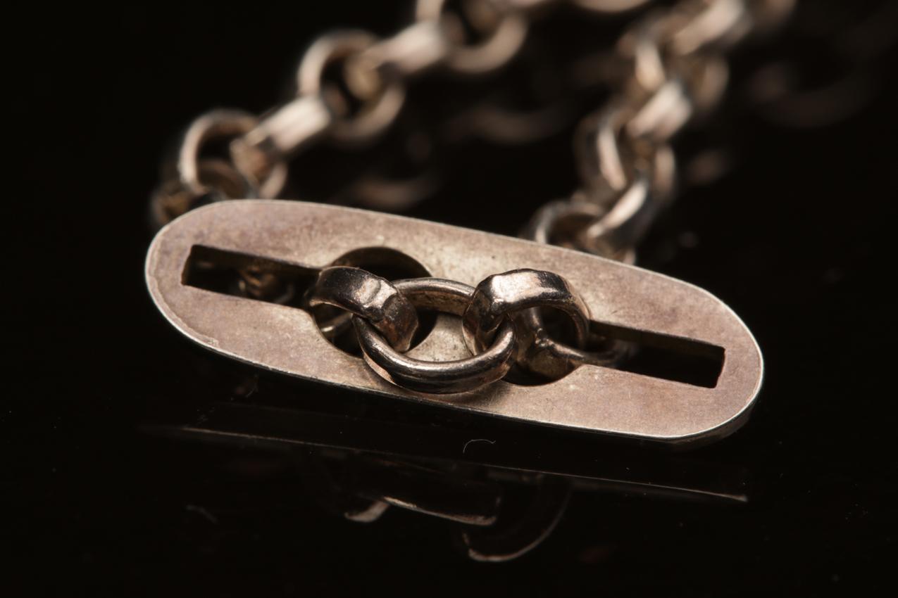 Vintage Lapponia Björn Weckström Kaulakoru “Nectaris” hopea/akryyli / Lapponia “Nectaris” silver/acrylic pendant necklace - Image 6