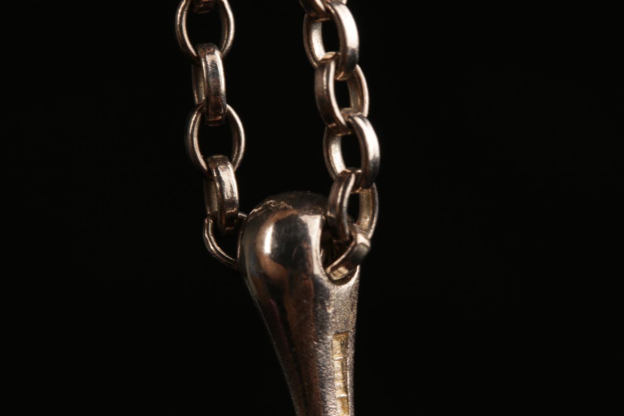 Vintage Lapponia Björn Weckström Kaulakoru “Nectaris” hopea/akryyli / Lapponia “Nectaris” silver/acrylic pendant necklace - Image 7
