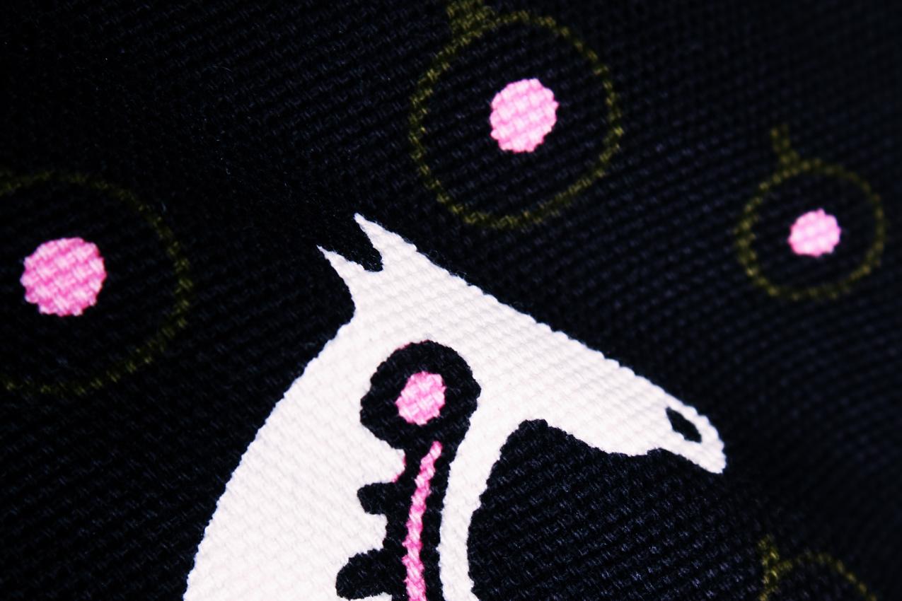 Marimekko “Heppa” kangaslaukku / Marimekko horse print canvas bag - Image 9