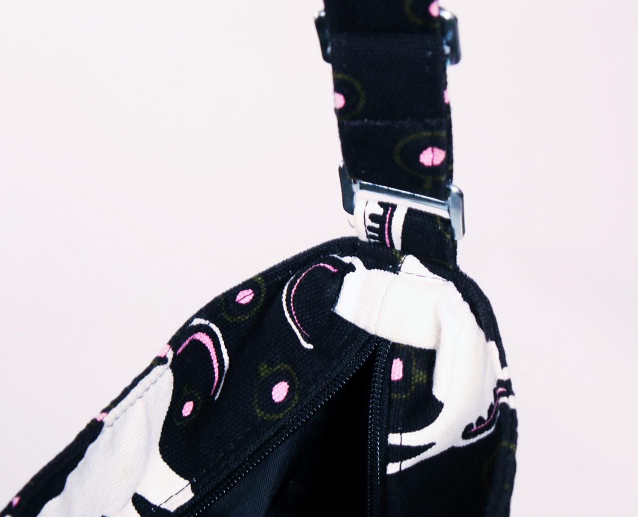 Marimekko “Heppa” kangaslaukku / Marimekko horse print canvas bag - Image 12