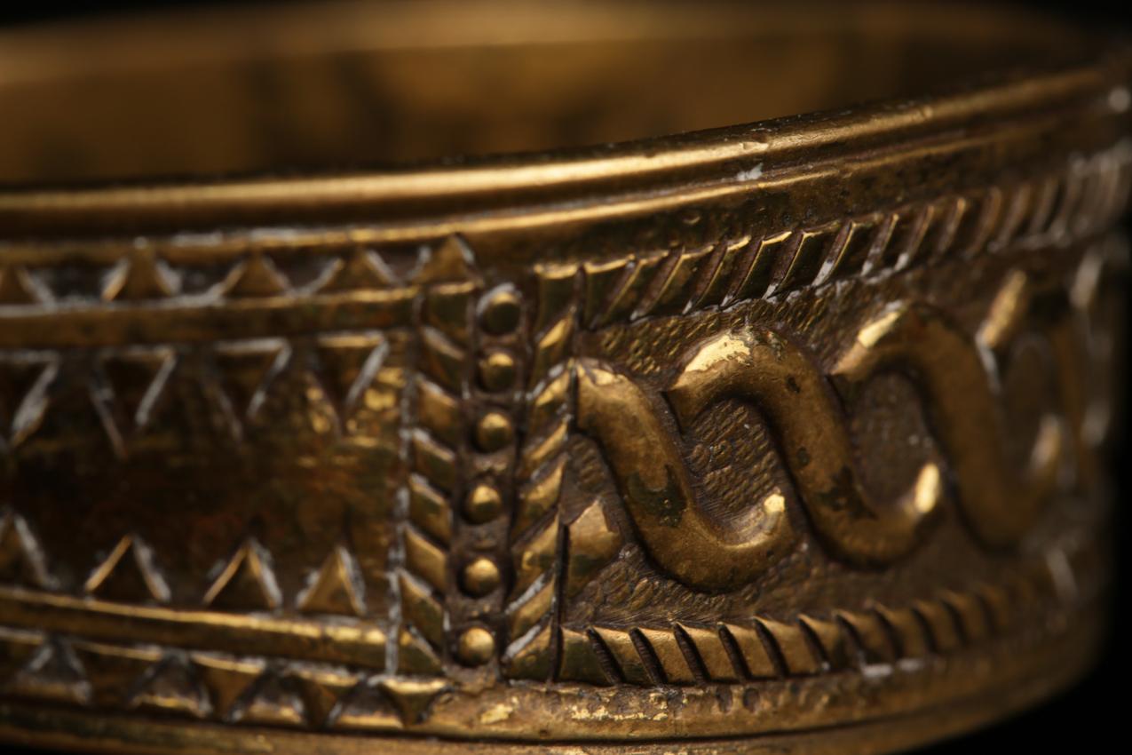 Vintage Kalevala Koru pronssinen rannekoru / Kalevala Koru bronze bracelet - Image 11