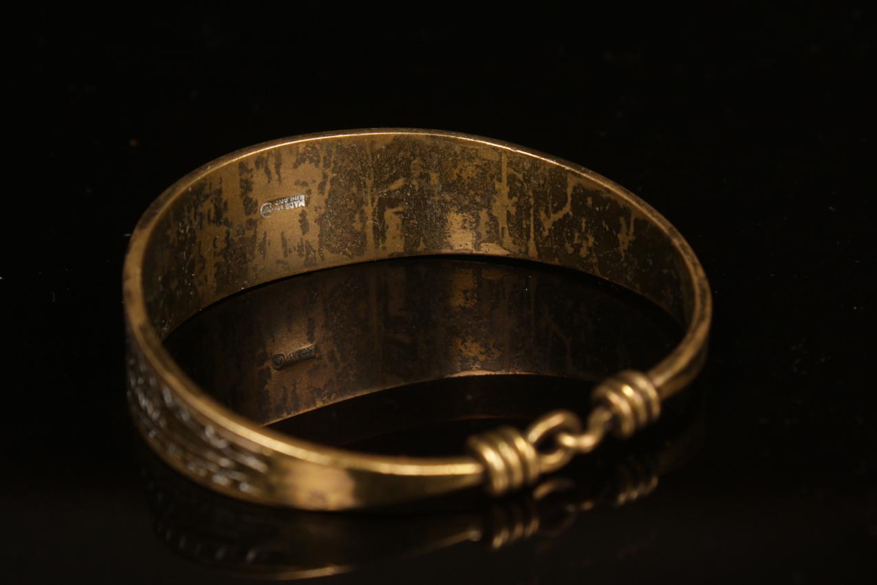 Vintage Kalevala Koru pronssinen rannekoru / Kalevala Koru bronze bracelet - Image 7
