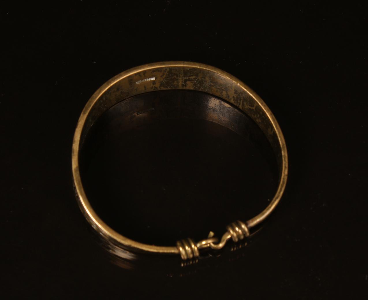 Vintage Kalevala Koru pronssinen rannekoru / Kalevala Koru bronze bracelet - Image 8