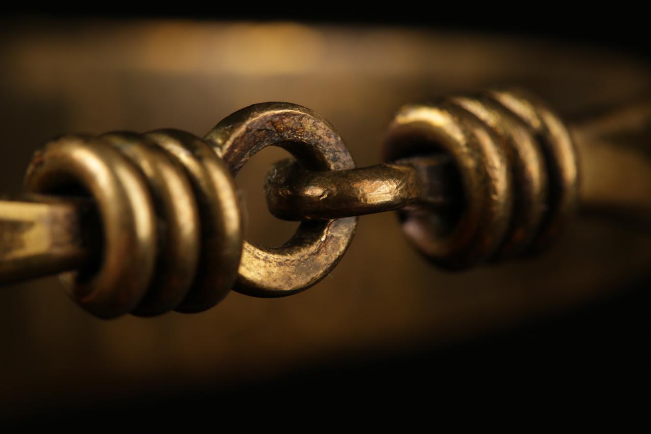 Vintage Kalevala Koru pronssinen rannekoru / Kalevala Koru bronze bracelet - Image 9