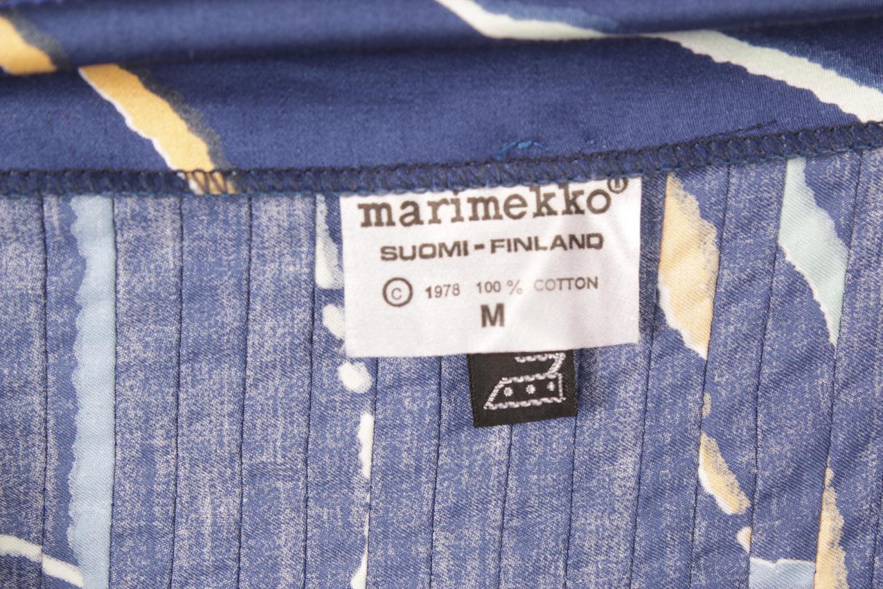 Vintage 70-luku Marimekko Pentti Rinta iltapuku M - Image 9