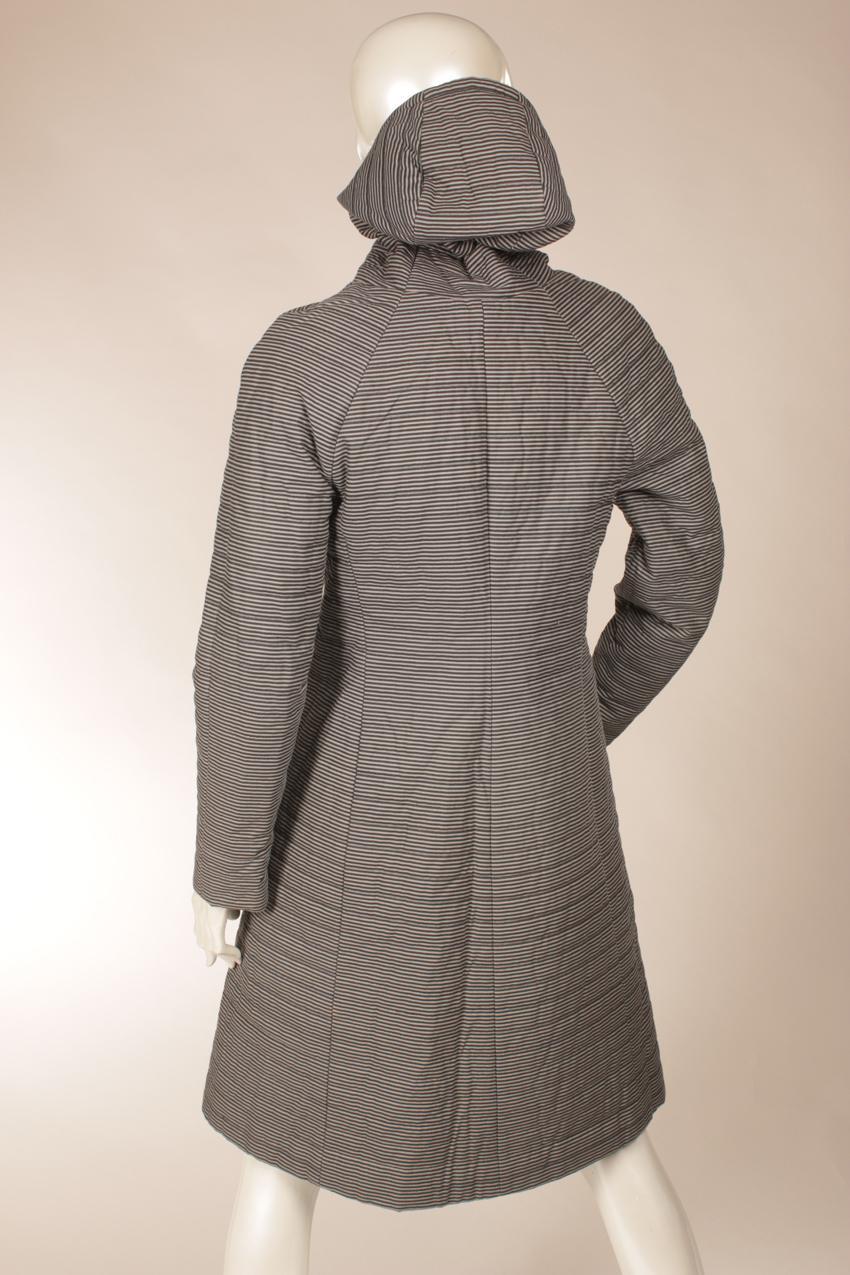 Vuokko Nurmesniemi quilted jacket with hood XS - Image 9
