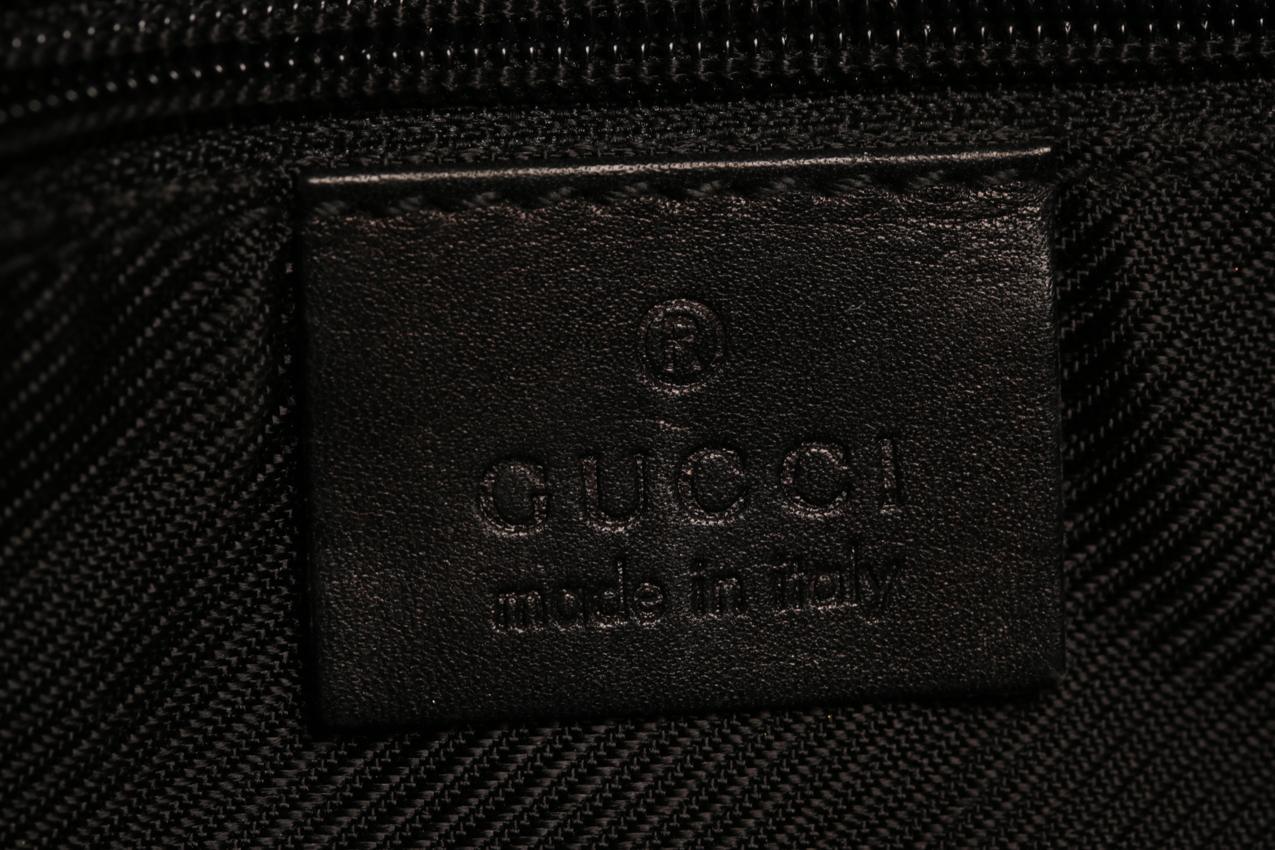 Gucci GG monogrammi Jackie musta kanvaasilaukku - Image 14