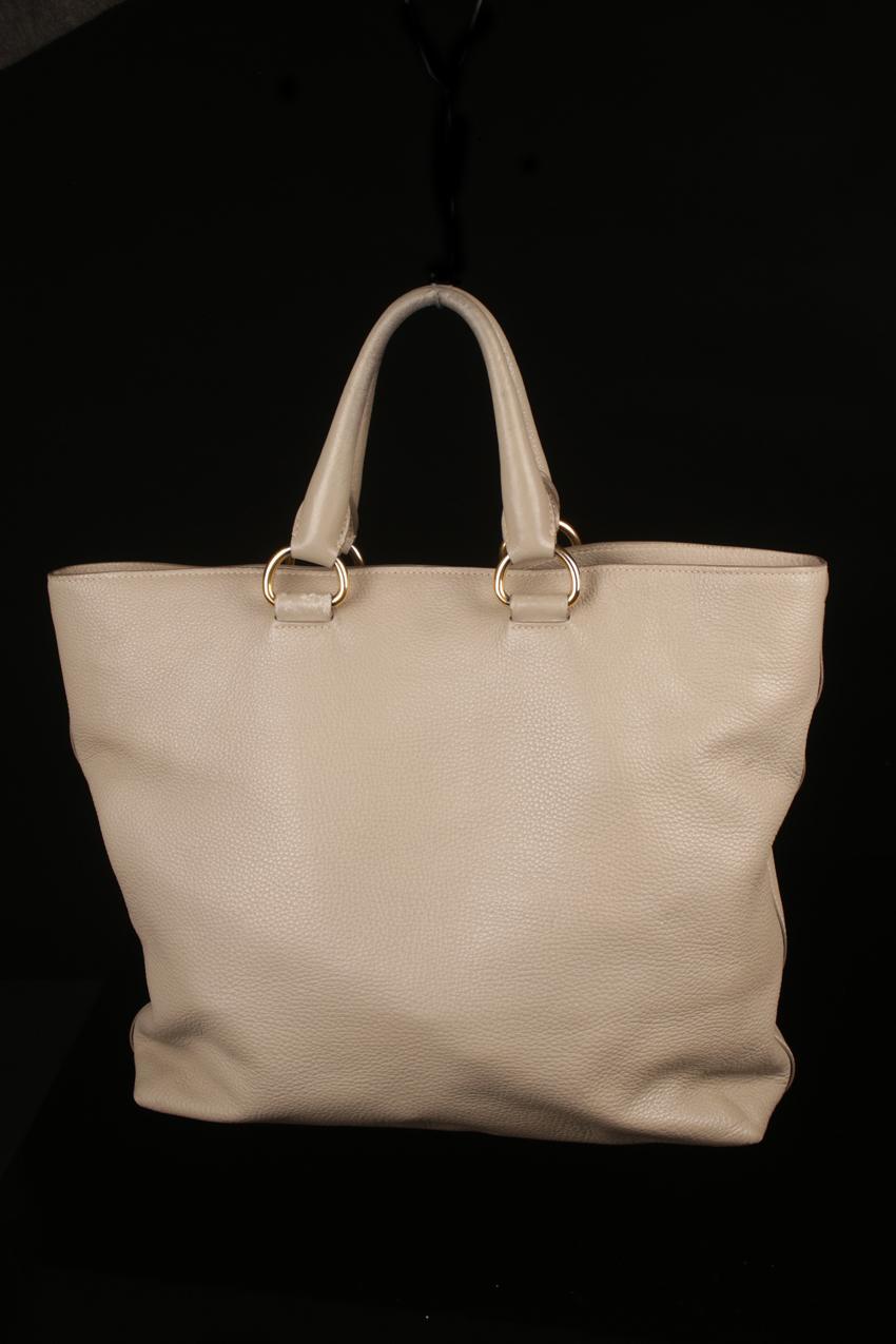 Prada Vitello Daino harmaa nahkalaukku - Image 3