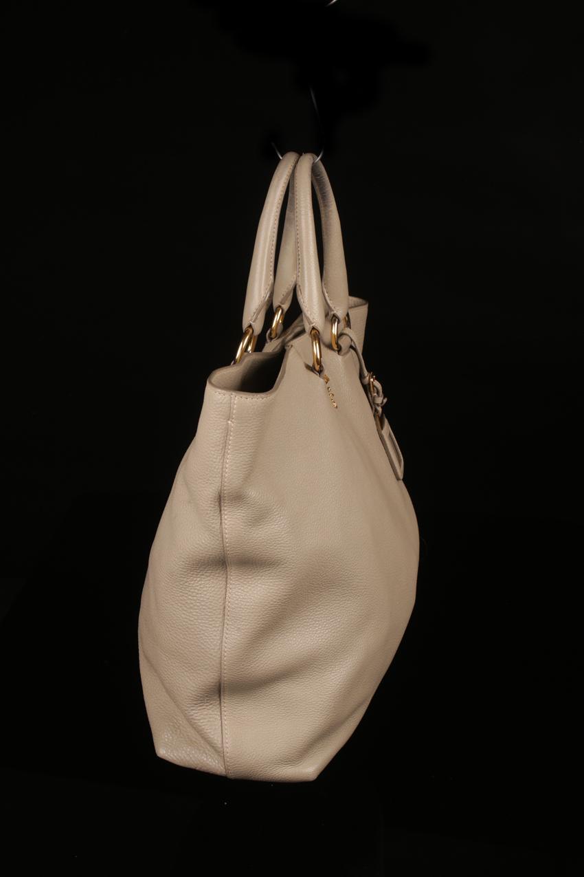 Prada Vitello Daino harmaa nahkalaukku - Image 4
