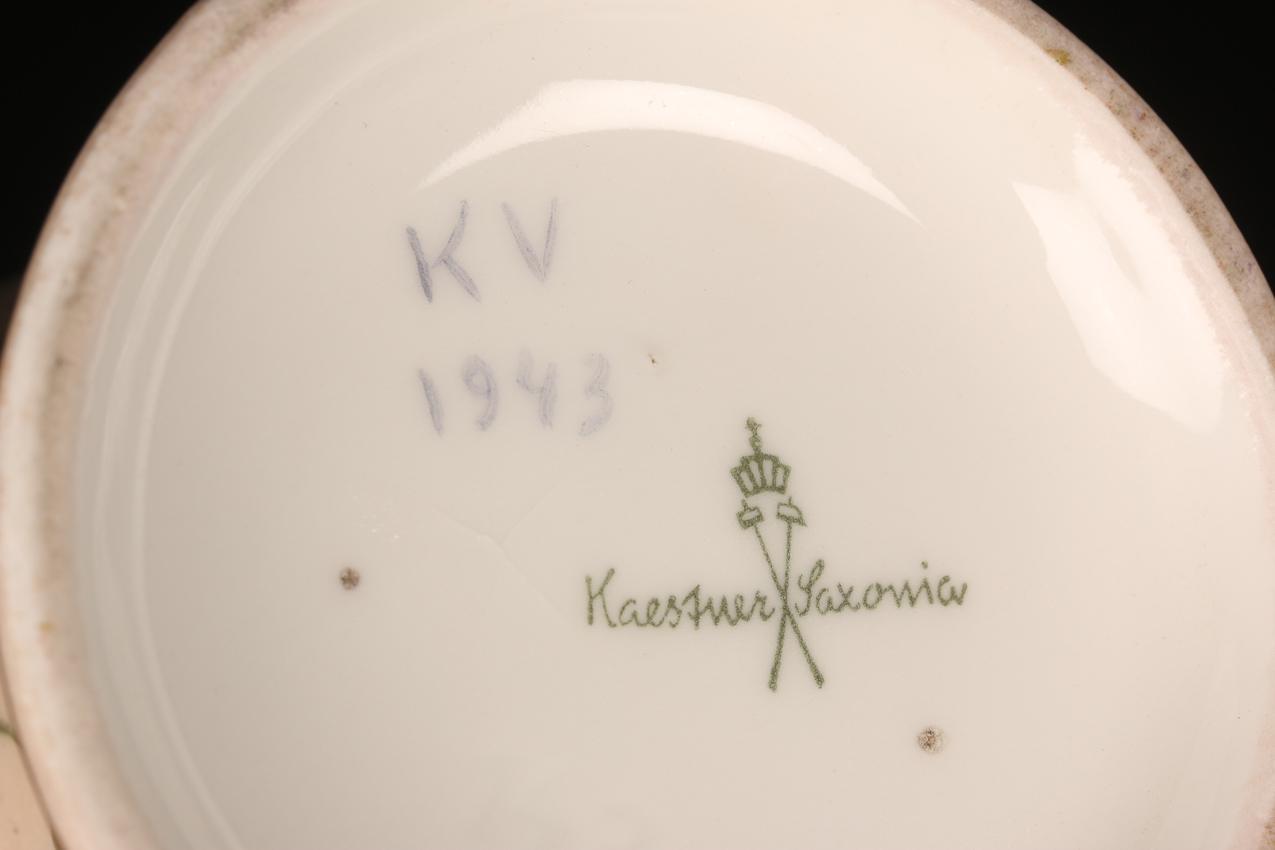 Kaestner Saxonia Saksa Art Deco maljakko - Image 10