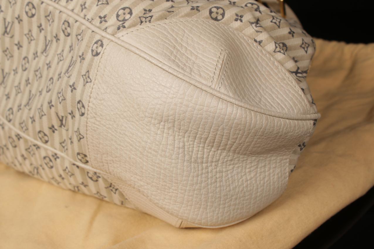 Louis Vuitton sinivalkoinen monogrammi mini Lin Croisette Marina GM laukku - Image 13