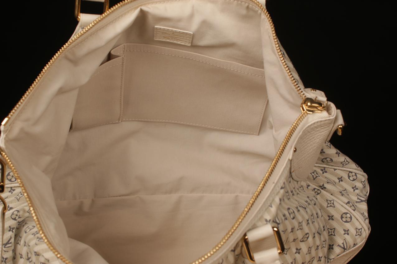 Louis Vuitton sinivalkoinen monogrammi mini Lin Croisette Marina GM laukku - Image 15