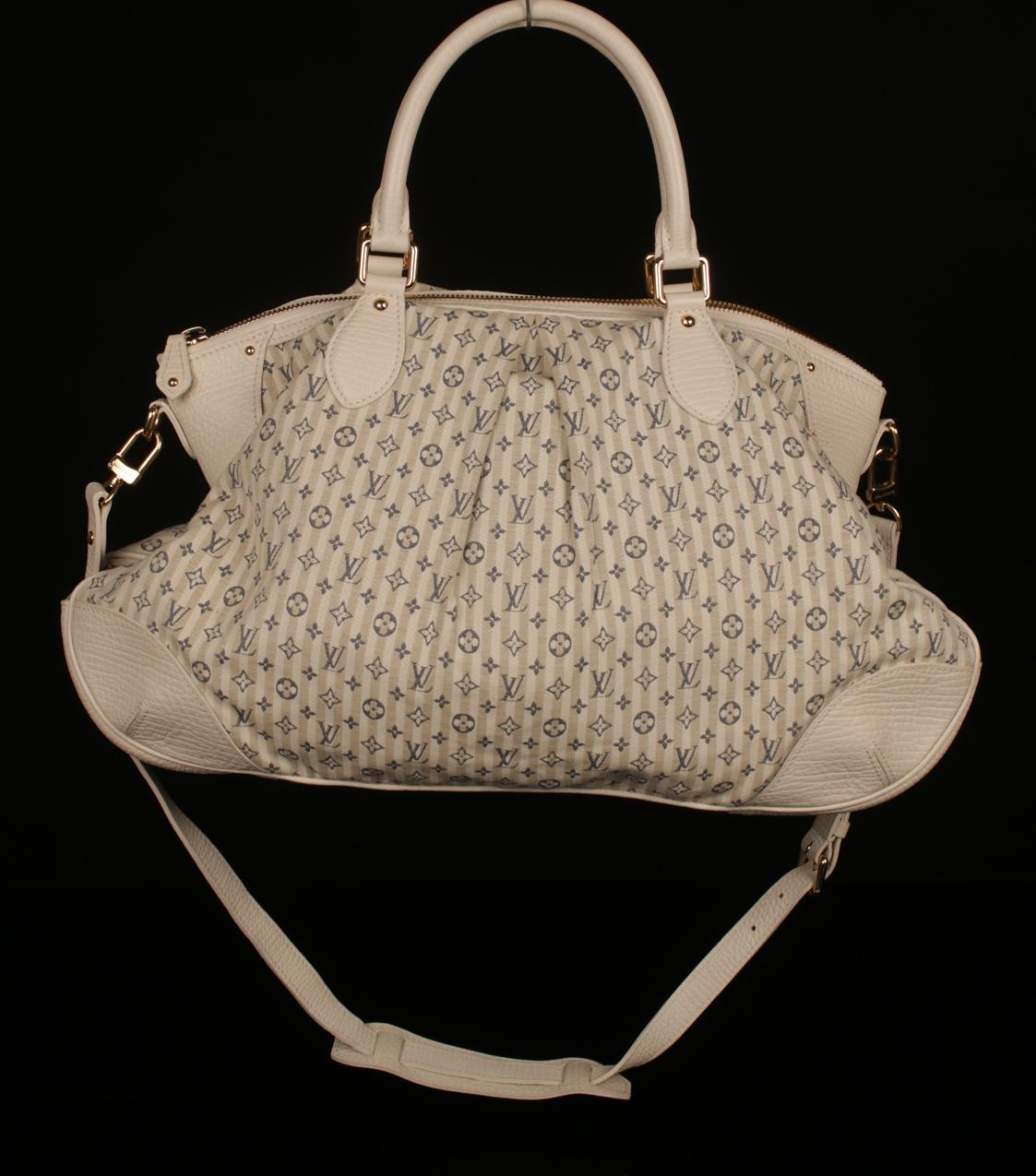 Louis Vuitton sinivalkoinen monogrammi mini Lin Croisette Marina GM laukku - Image 3