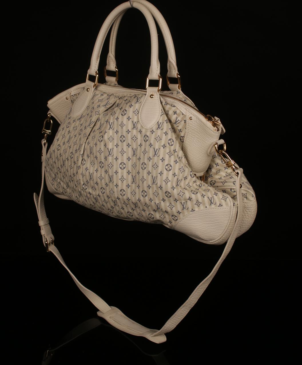 Louis Vuitton sinivalkoinen monogrammi mini Lin Croisette Marina GM laukku - Image 5