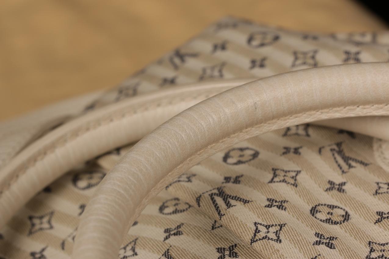 Louis Vuitton sinivalkoinen monogrammi mini Lin Croisette Marina GM laukku - Image 10