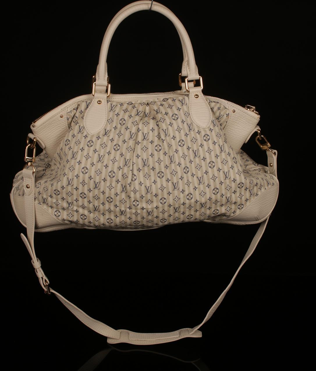 Louis Vuitton sinivalkoinen monogrammi mini Lin Croisette Marina GM laukku - Image 2