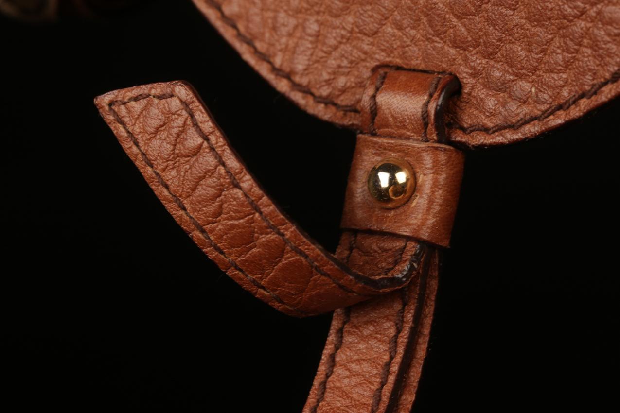 Vintage Dolce & Gabbana ruskea nahkalaukku - Image 13
