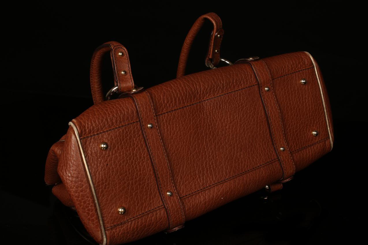 Vintage Dolce & Gabbana ruskea nahkalaukku - Image 8
