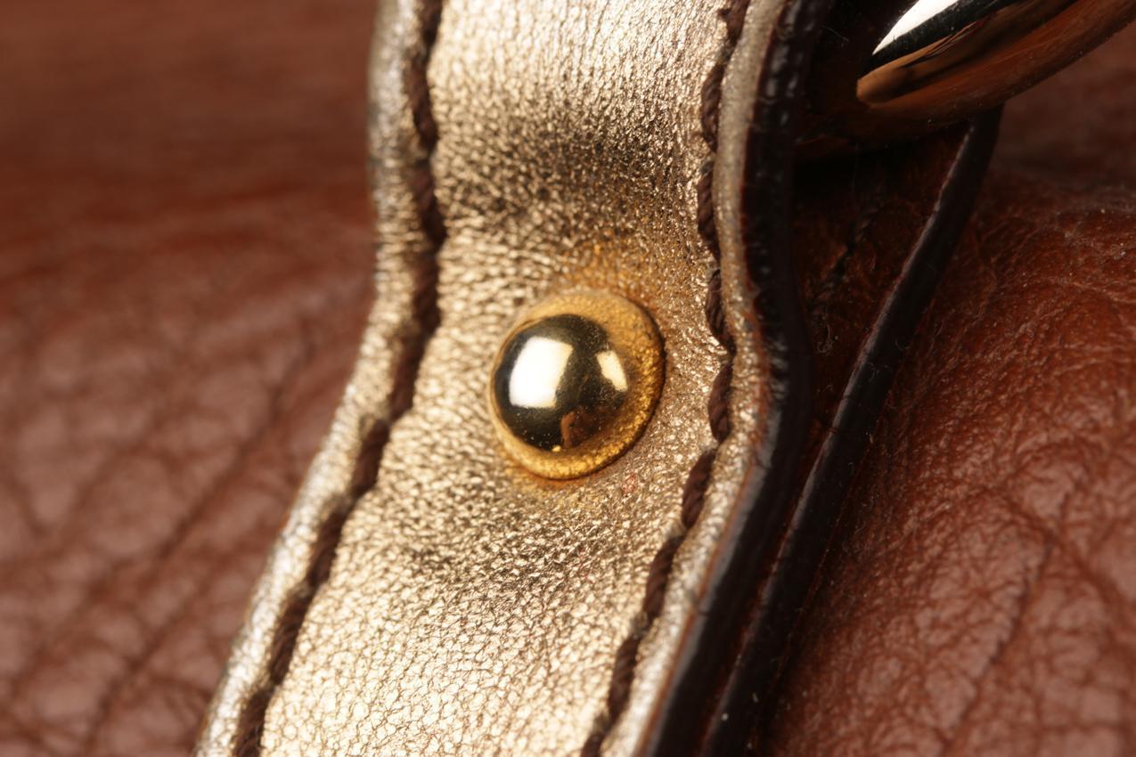 Vintage Dolce & Gabbana ruskea nahkalaukku - Image 10