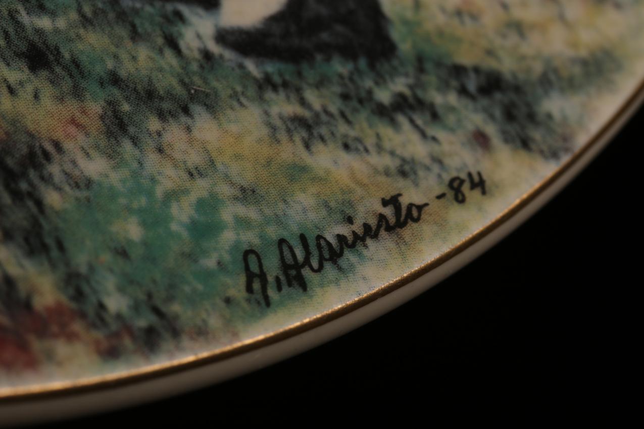 Andreas Alariesto large art wall plate - Image 7