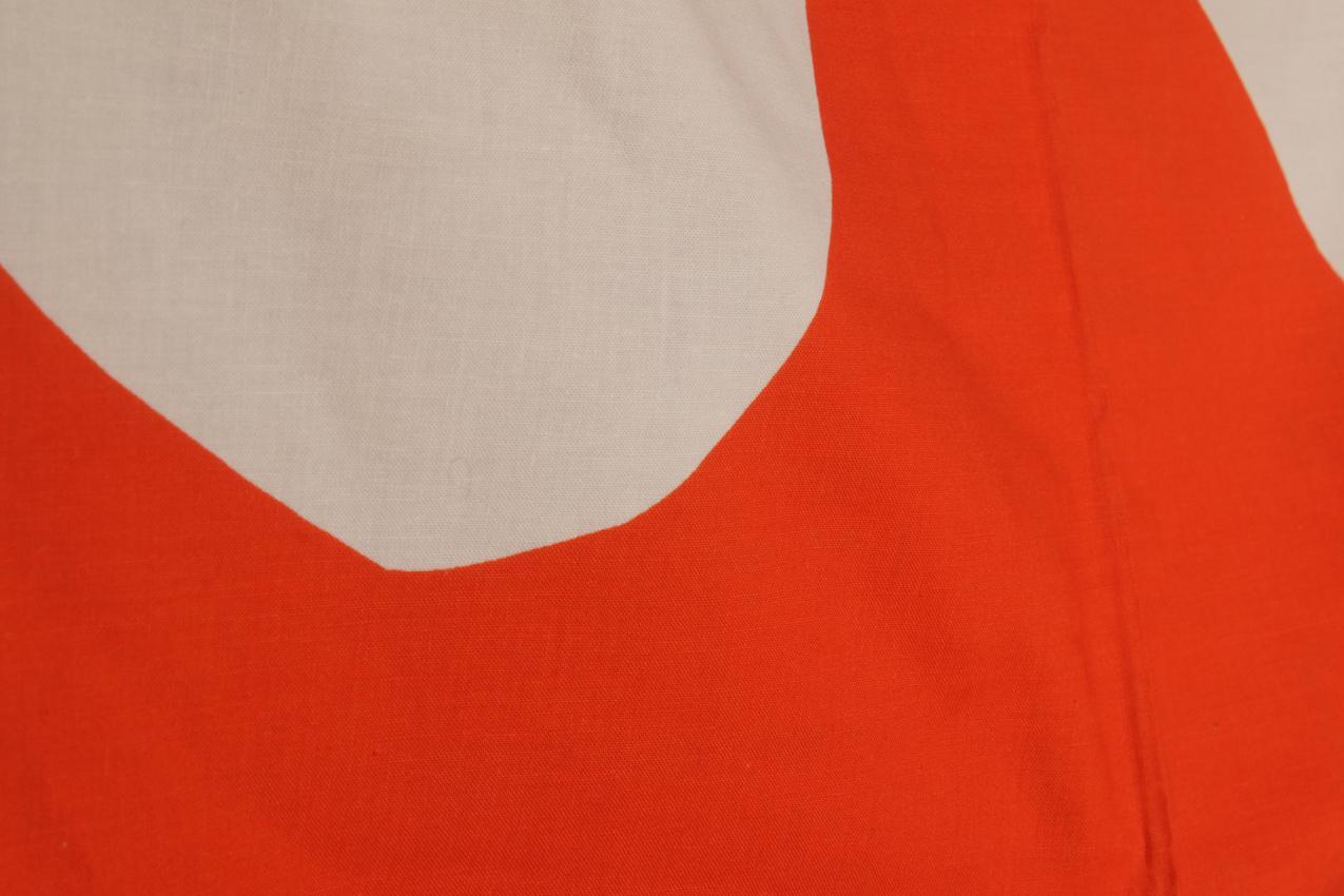 Vintage Marimekko oranssi “Lokki” kangas - Image 4