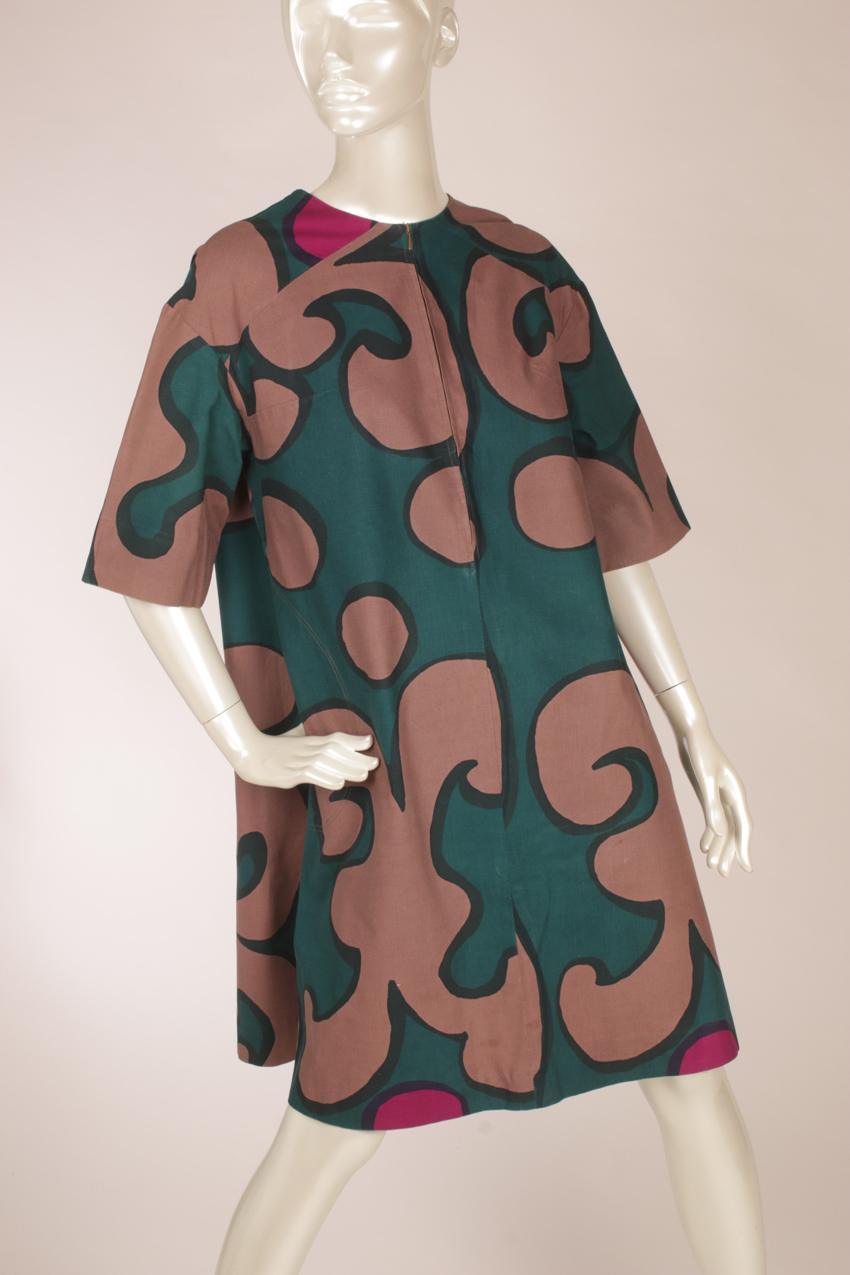 Vintage 60-luku Marimekko Annika Rimala Fortuuna Keidas mekko M - Image 3