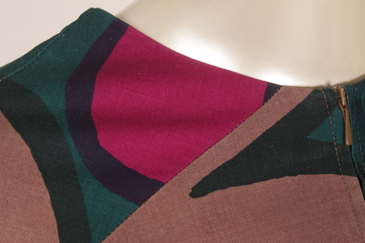 Vintage 60-luku Marimekko Annika Rimala Fortuuna Keidas mekko M - Image 4