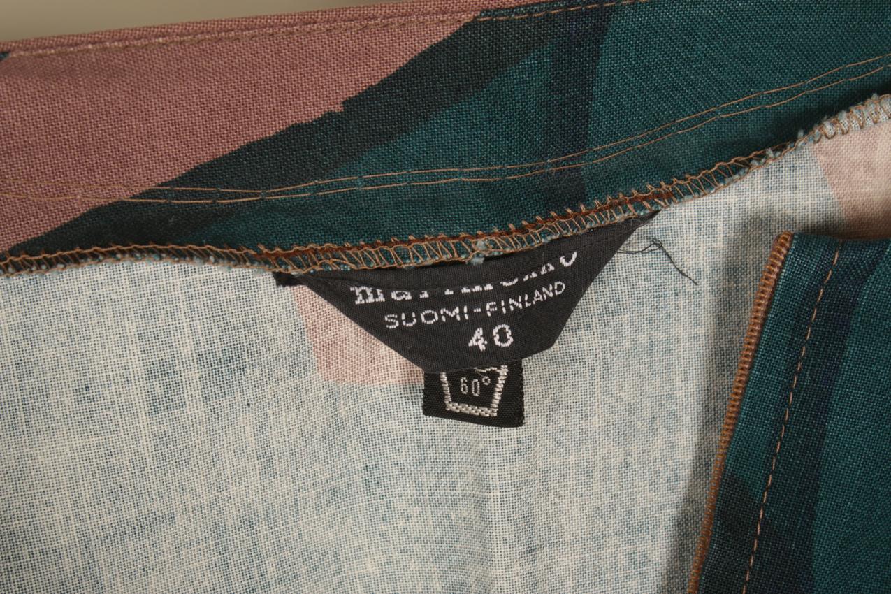 Vintage 60-luku Marimekko Annika Rimala Fortuuna Keidas mekko M - Image 8